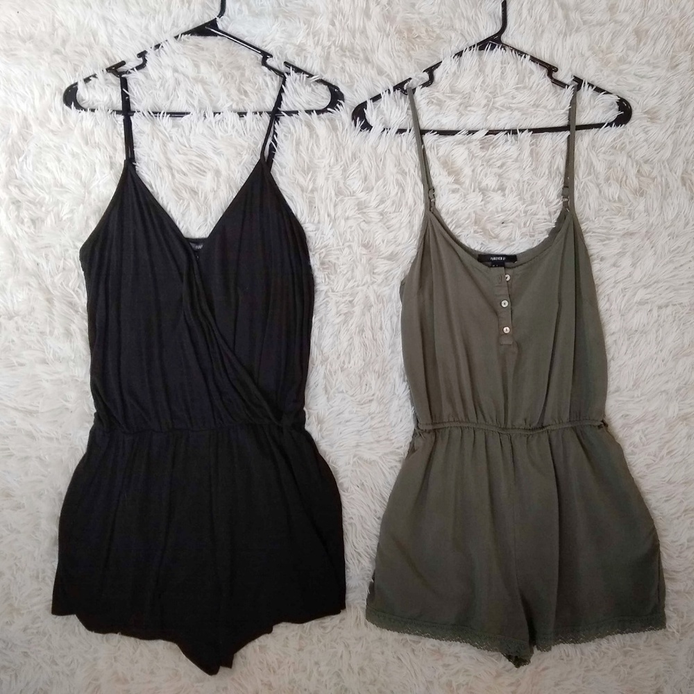 Forever21 rompers